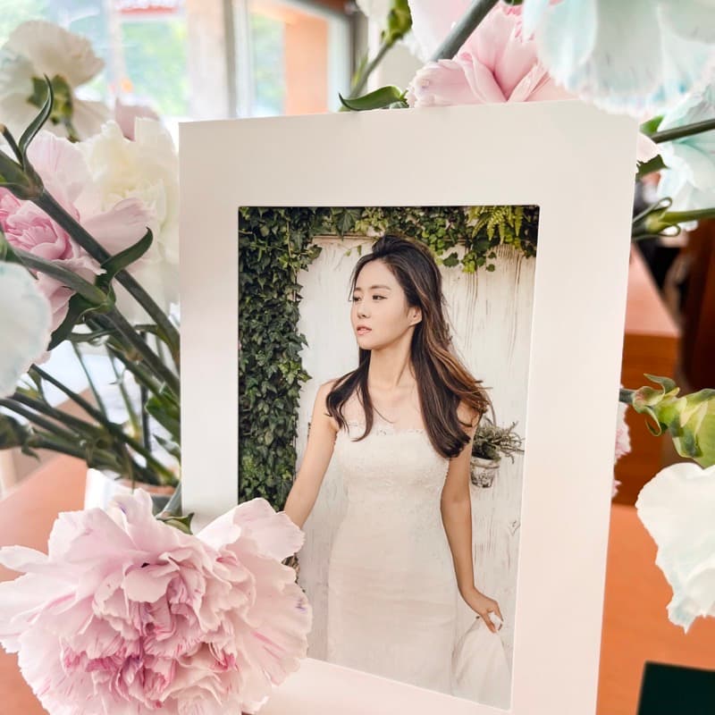 사진인화 웨딩 보정 인쇄 결혼 웨딩 포토테이블 5x7 고급 무광 아트지 스마트폰 출력