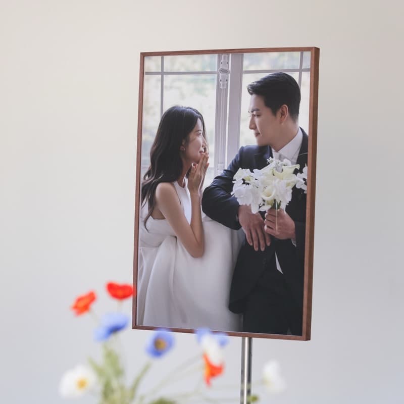 파인아트 수제 관액자 월넛 중형 A2